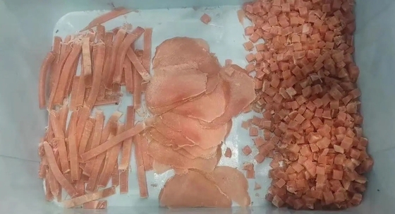 Разрезать на полоски Термообработка Замороженный мясорезатель для замороженных продуктов и переработки